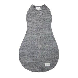 Woombie Original Baby Swaddle Gray Size M (14–19 lbs / 3–6 Months)